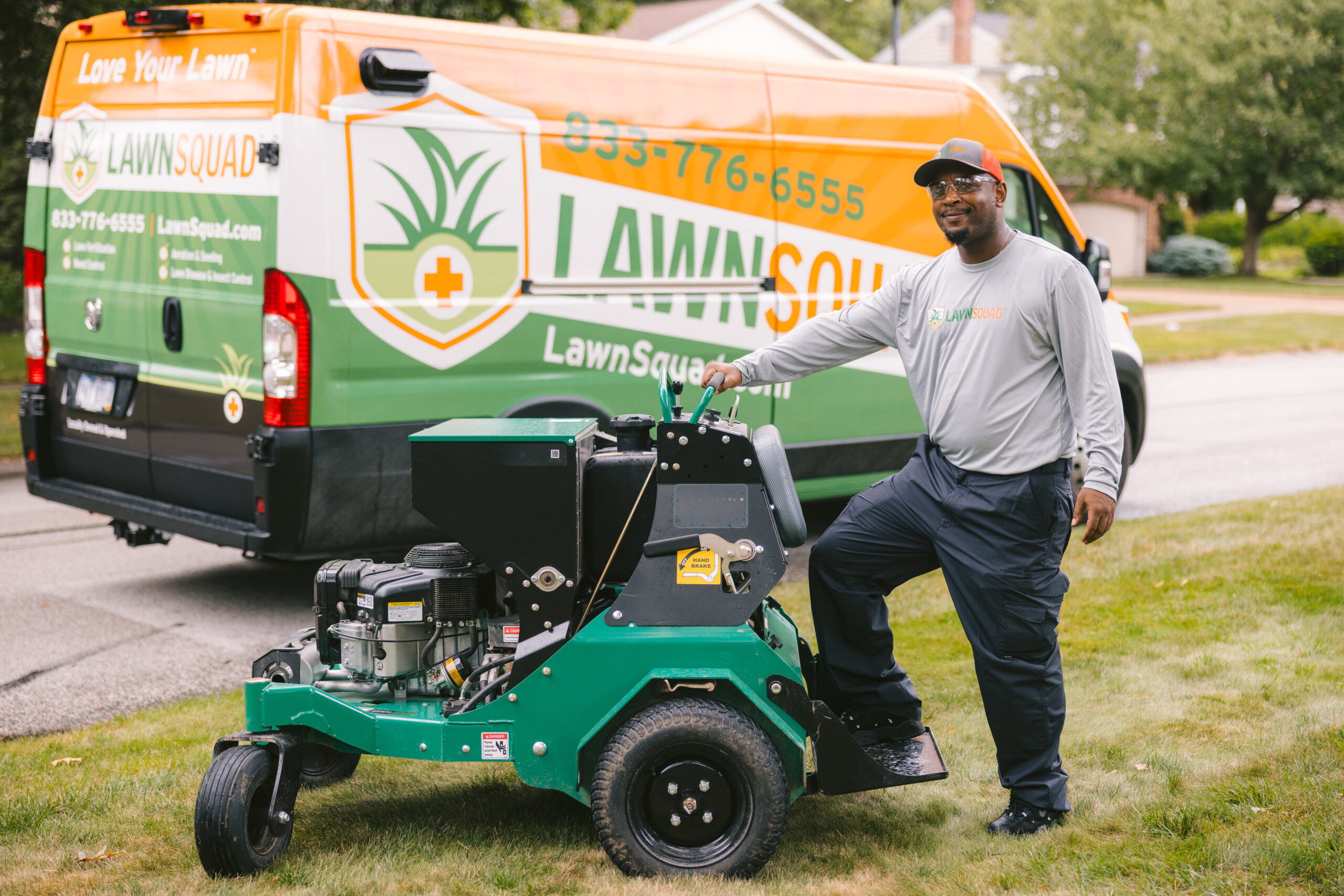 Handling the seeding equipment