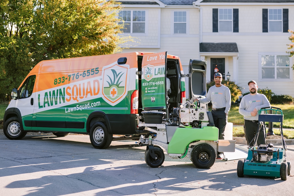 Lawn Squad mowers and equipment