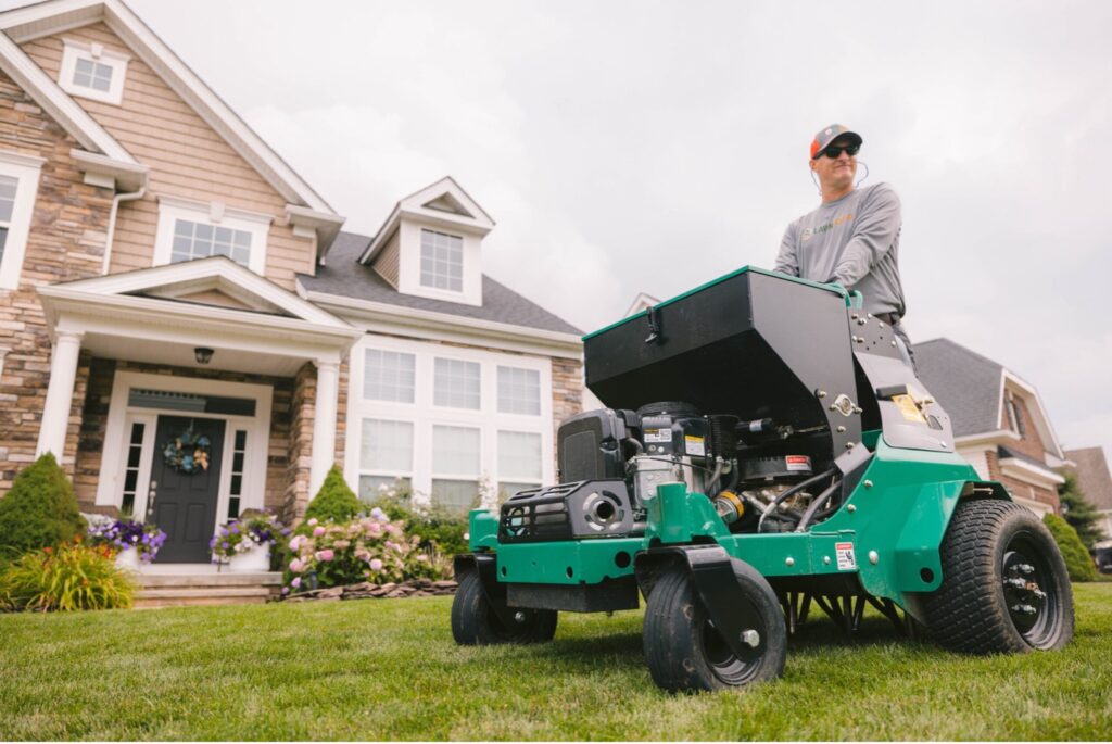 can I aerate my lawn in the spring?